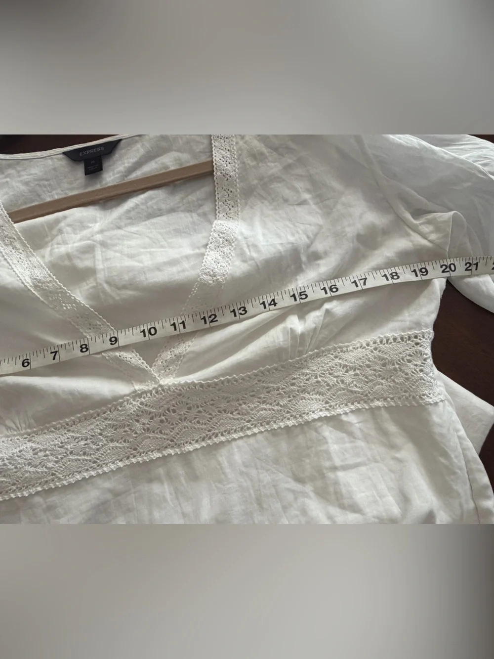 Express White 100% Cotton Dress - Picture 10 of 11